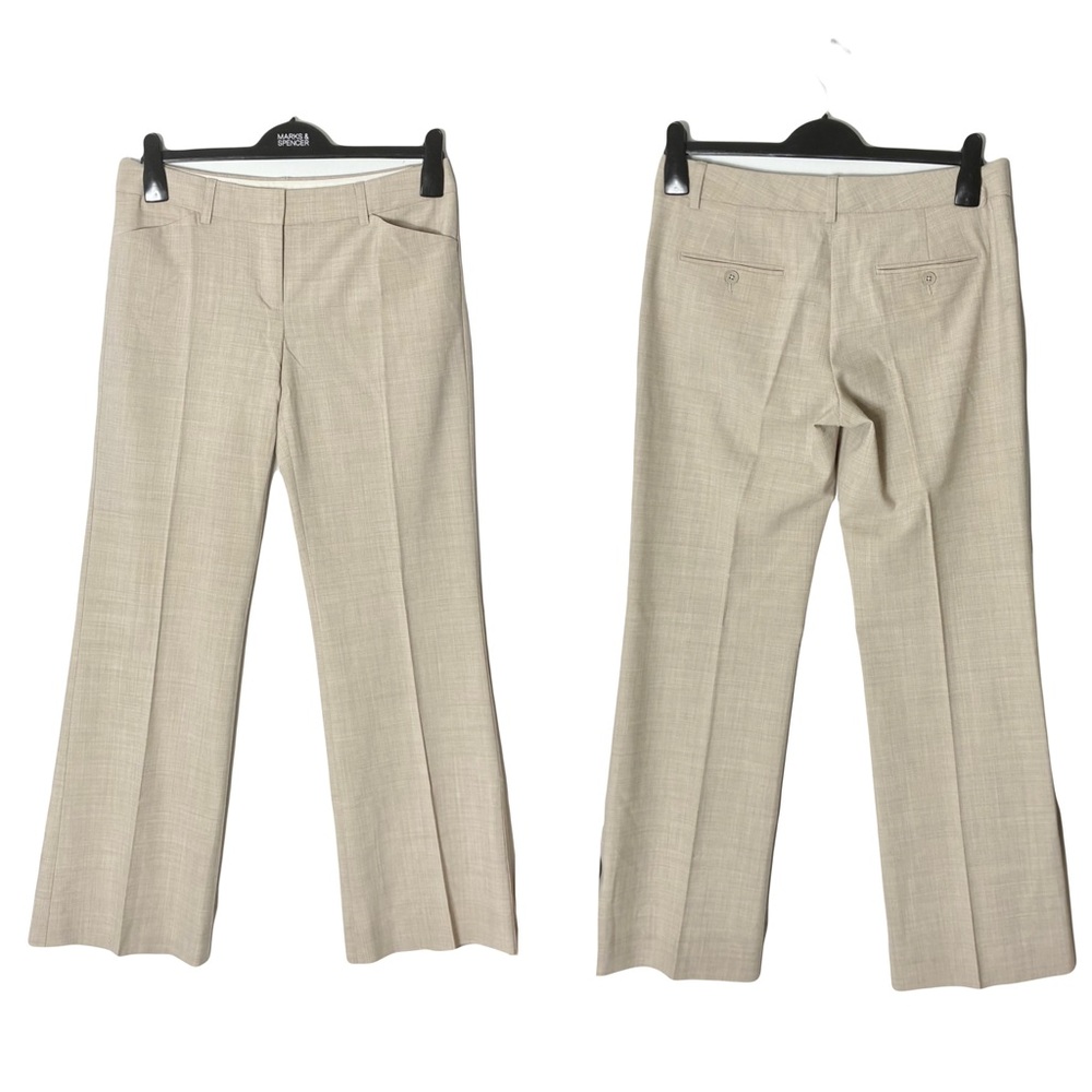 Vintage Express Editor Pant 4 Cream Workwear Office Career Staple Classic Lady